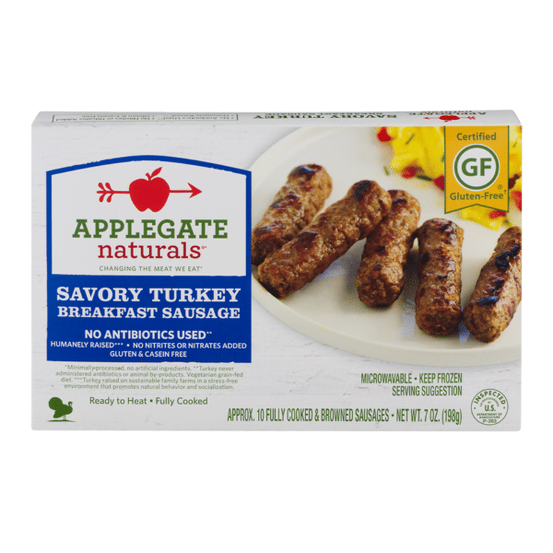 Applegate Naturals Savory Turkey Breakfast Sausage (10 ct) from Giant