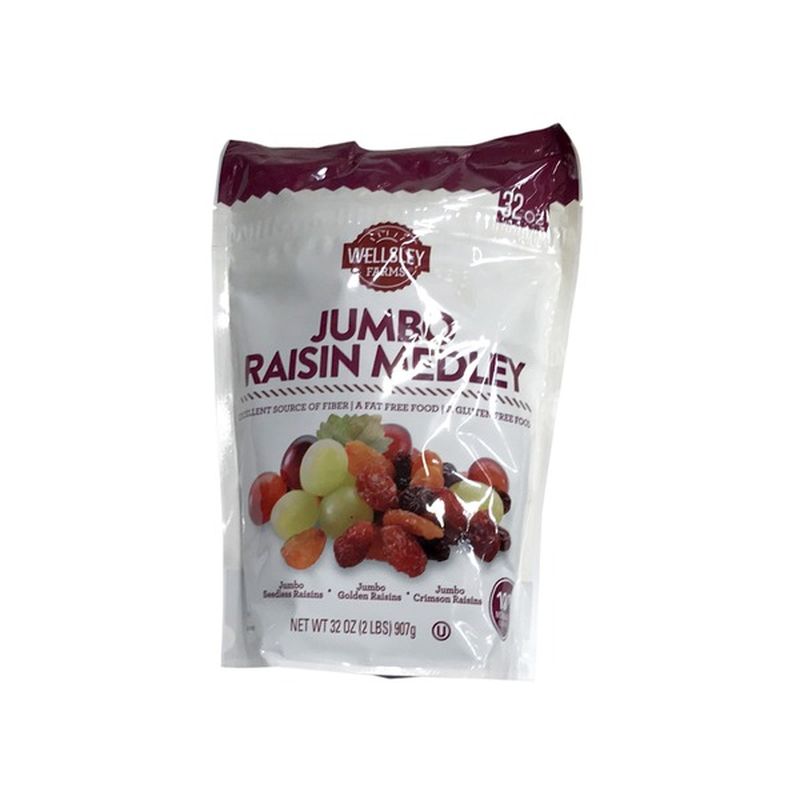 Wellsley Farms JUMBO RAISIN Jumbo Seedless Raisins, Jumbo Golden Raisins, Jumbo Crimson Raisins