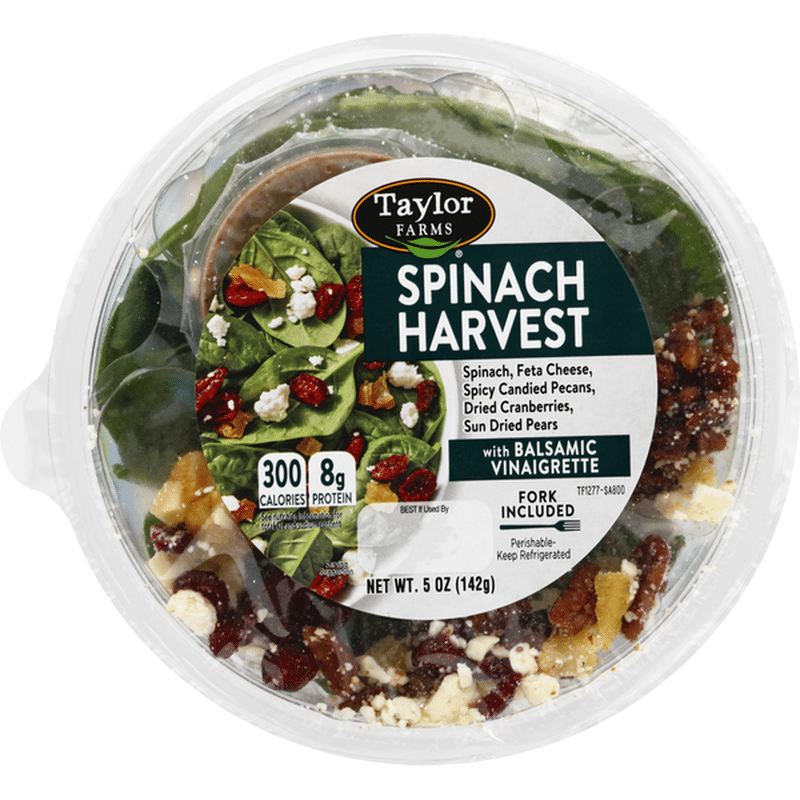 Taylor Farms Spinach Harvest, with Balsamic Vinaigrette (5 oz) Instacart