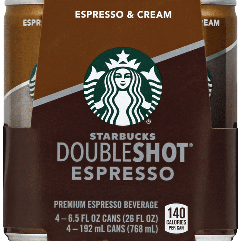 Starbucks Espresso And Cream Coffee Drink (6.5 fl oz) Instacart