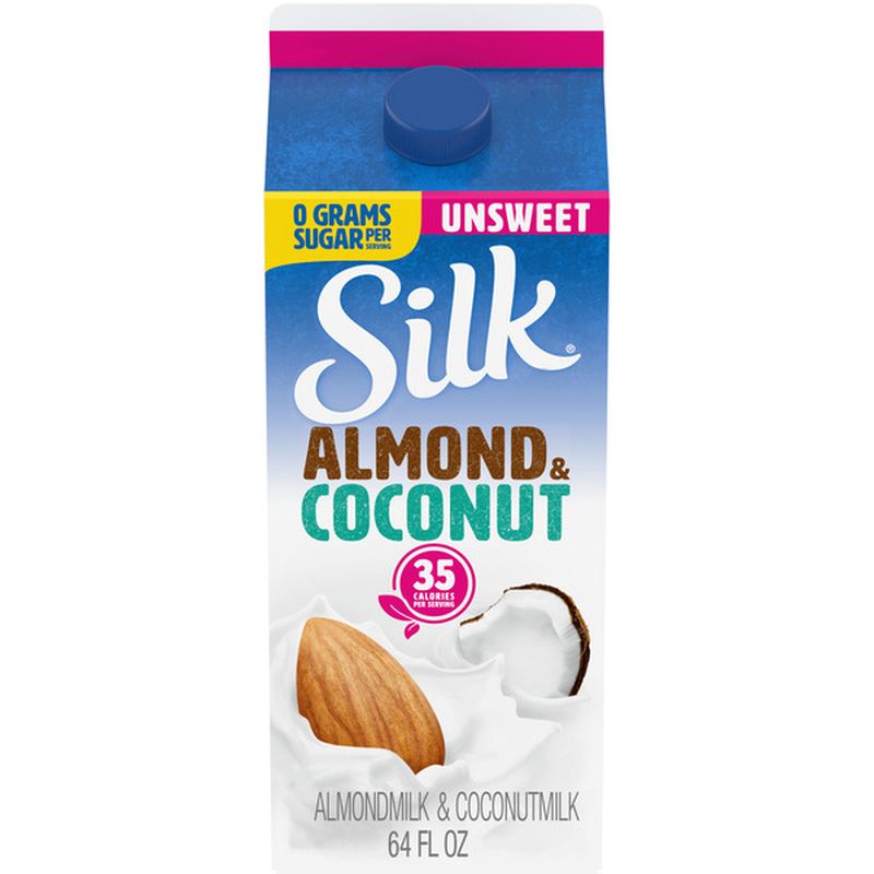 Silk Unsweetened Almond Coconut Milk Blend (0.5 gal) - Instacart