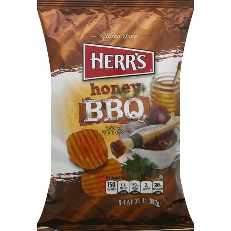 Herrs Potato Chips, Honey BBQ Flavored (3.5 oz) - Instacart