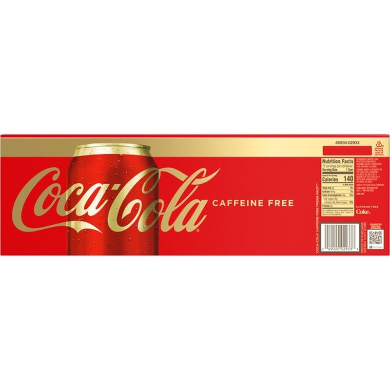 coca cola coffee caffeine content