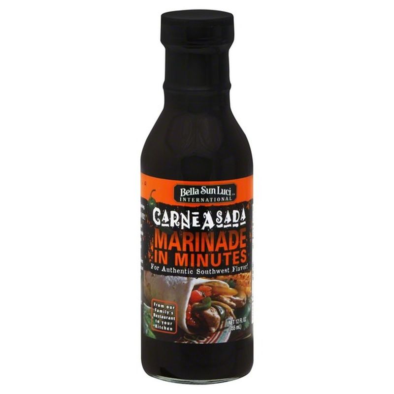 Bella Sun Luci International, Marinade in Minutes, Carne Asada, Bottle ...