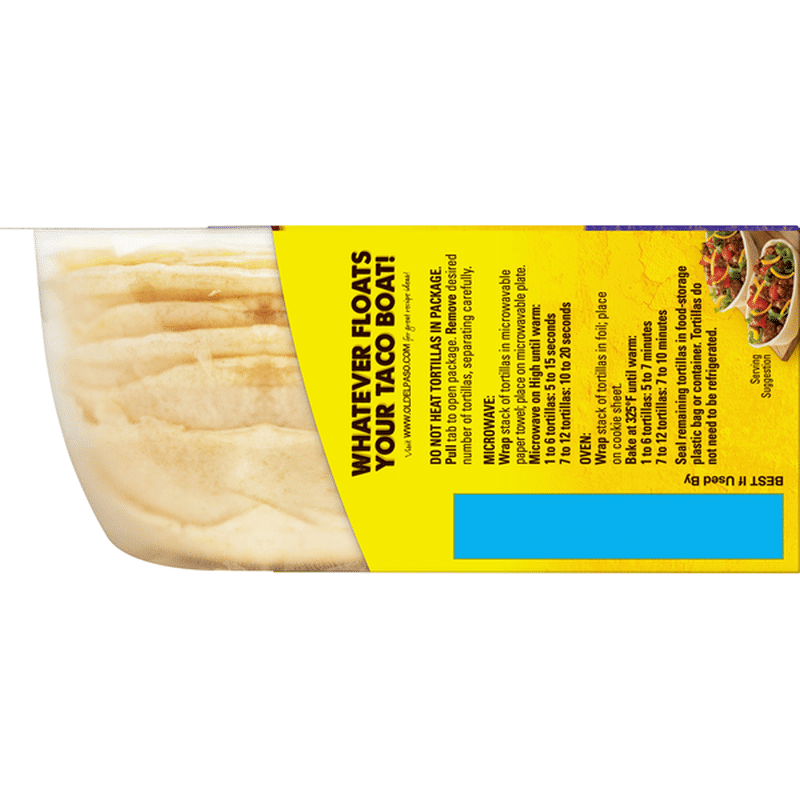 Old El Paso Tortilla Bowl, Flour, Mini, Soft (12 each ...