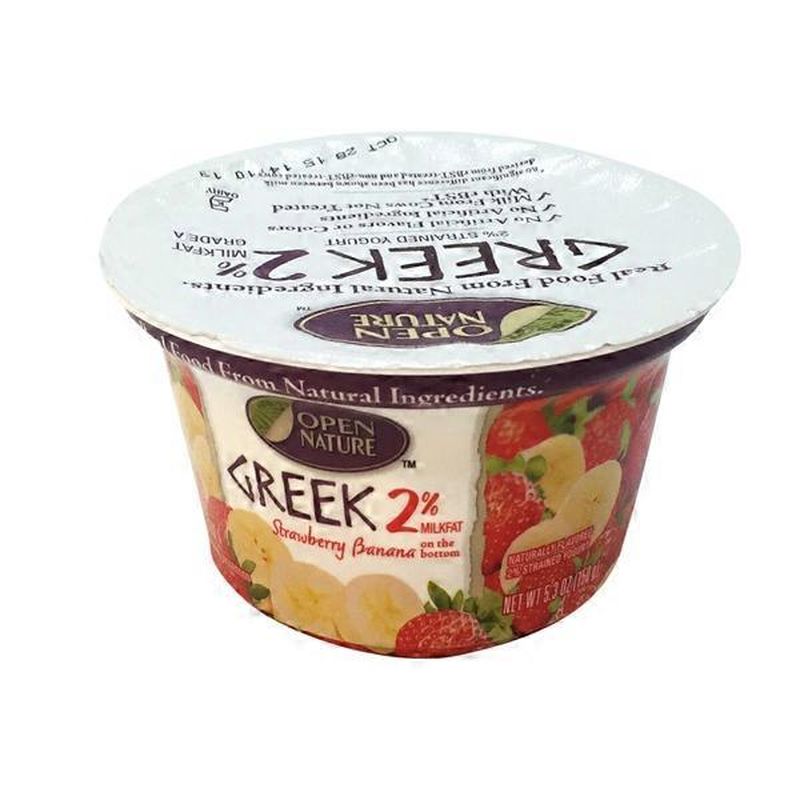 Open Nature Greek Strained Lowfat Yogurt (5.3 oz) Instacart