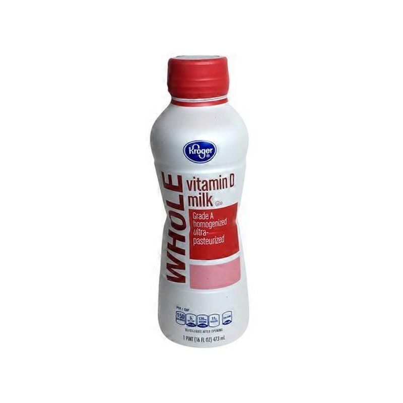 Kroger Vitamin D Whole Milk (1 pt) Instacart