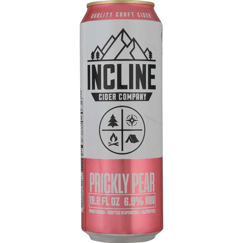 Incline Cider Company Beer, Prickly Pear (19.2 fl oz) Instacart