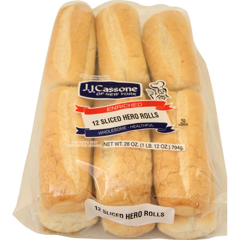Cassone Bkry 12 Pk Sliced Heros
