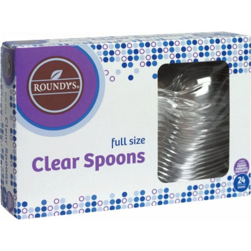 Roundy's Clear Spoons