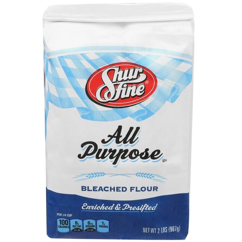 Shurfine Enriched & Presifted All Purpose Bleached Flour (2 lb) Instacart