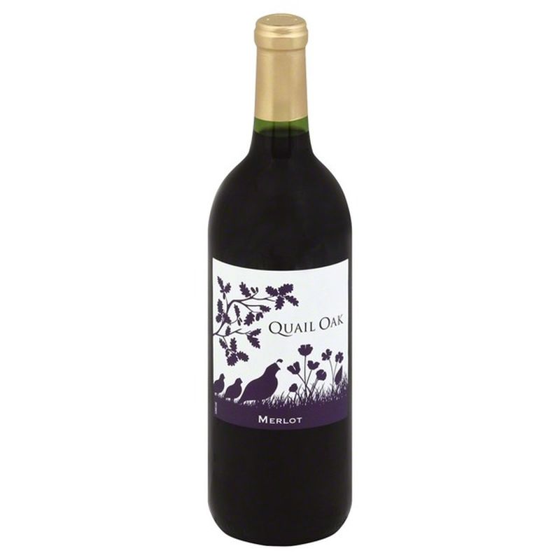 Quail Oak ® Quail Oak Merlot Red Wine 750ml (750 ml) Instacart