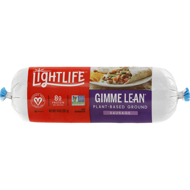 Lightlife Sausage, PlantBased, Ground (14 oz) from