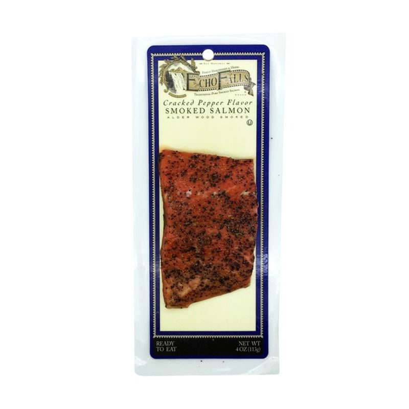 Echo Falls Cracked Pepper Flavor Smoked Salmon (4 oz) - Instacart