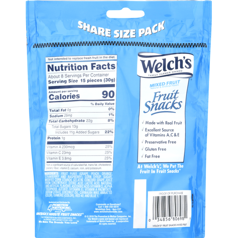 Welch's Fruit Snacks Mixed Fruit (8 oz) from Giant Food - Instacart