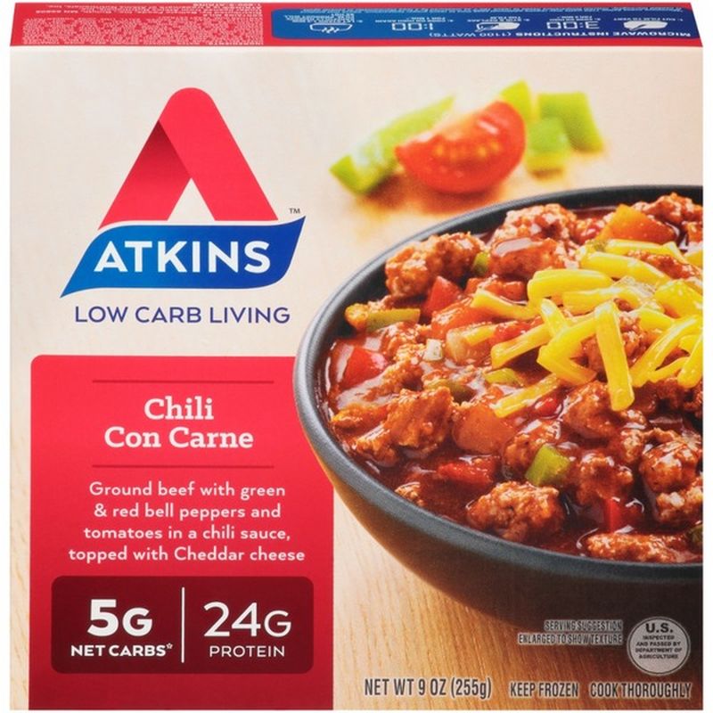 Atkins Frozen Chili Con Carne Atkins Chili Con Carne (9 oz) from Ralphs