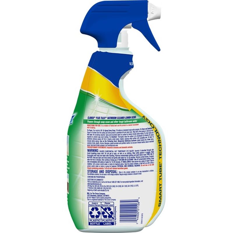 Tilex Bathroom Cleaner, Lemon Scent (16 fl oz) Instacart
