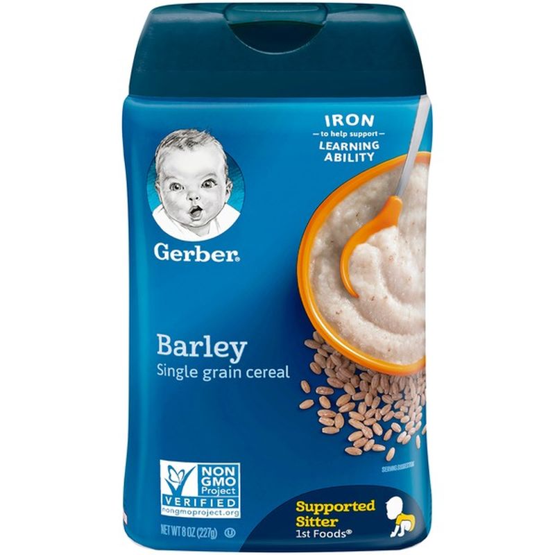 Gerber 1ST FOODS Single Grain Barley GERBER 1ST FOODS Barley Single
