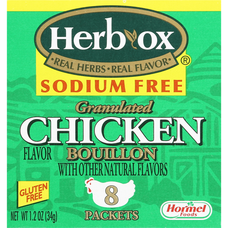 HerbOx Sodium Free Chicken Flavor Granulated Bouillon (34 g) Instacart
