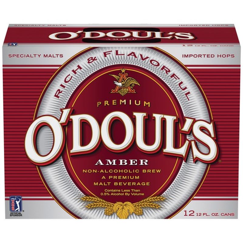 Odouls Amber Premium Amber Non-Alcoholic Beer (12 fl oz ...