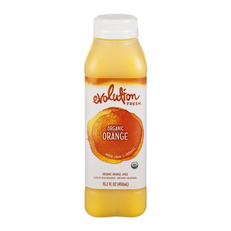 Evolution Fresh Pure Orange ColdPressed Organic Orange Juice (15.2 oz