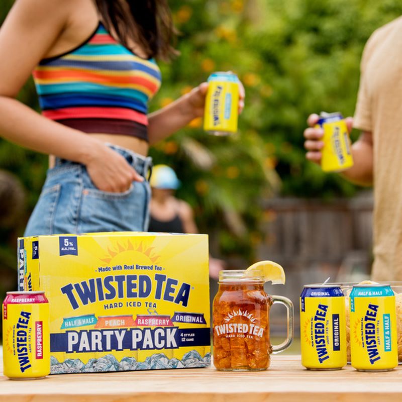 Twisted Tea Variety Party Pack, Hard Iced Tea (12 Fl Oz) - Instacart