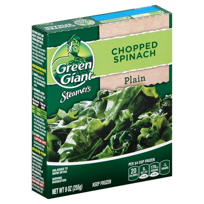Green Giant No Sauce Chopped Spinach (9 oz) from Green Valley