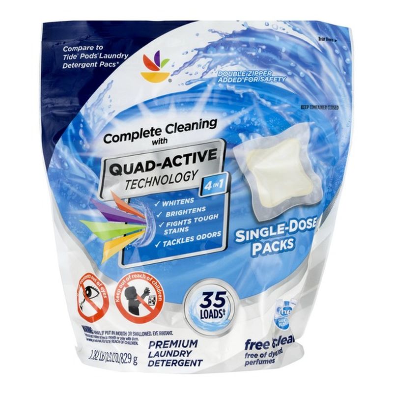 SB Laundry Detergent Packs Free & Clear 35 CT (1.82 lb) Instacart