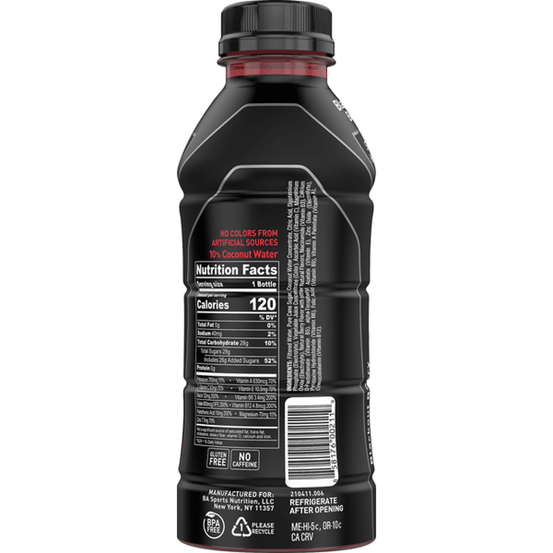 BodyArmor Super Drink, Blackout Berry (16 oz) from Wegmans Instacart