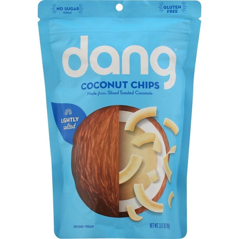 Dang Lightly Salted Coconut Chips, Unsweetened, Keto (3.17 oz) Instacart