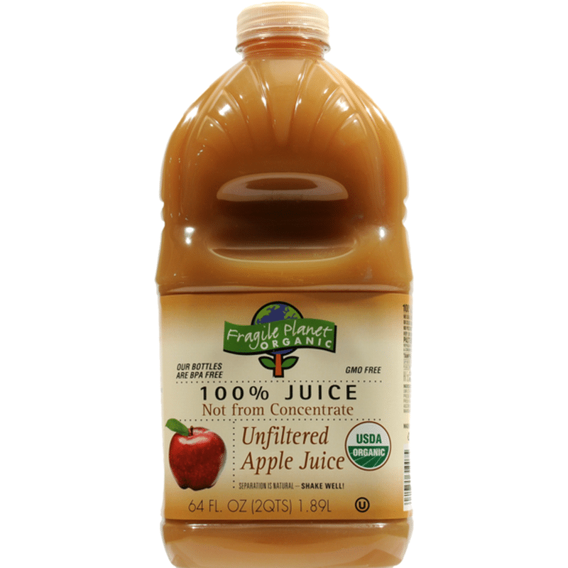 Fragile Planet Organic Unfiltered Apple Juice