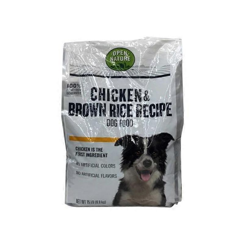 Open Nature Original Chicken & Brown Rice Dog Food (15 lb) from Safeway - Instacart