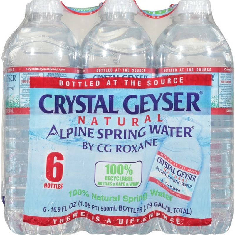 Crystal Geyser Natural Alpine Spring Water (500 ml) from Kroger Instacart