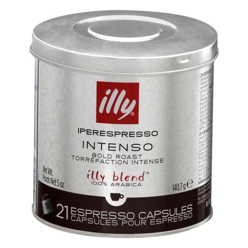 Illy Coffee, Illy Blend, Bold Roast, Espresso Capsules (21 each