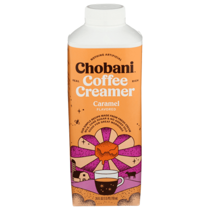 Chobani Coffee Creamer, Caramel (24 oz) - Instacart