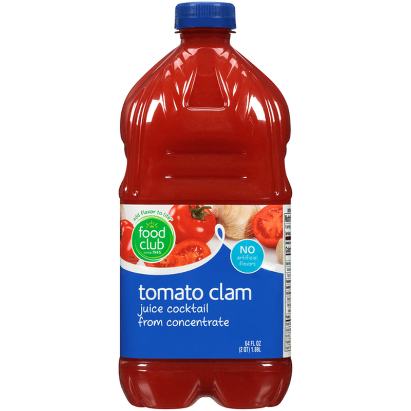 Food Club Tomato Clam Juice Cocktail From Concentrate (64 fl oz