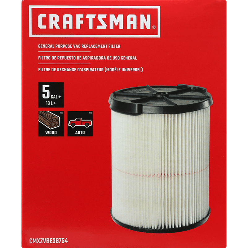 Craftsman Vac Replacement Filter, General Purpose (1 each) Instacart