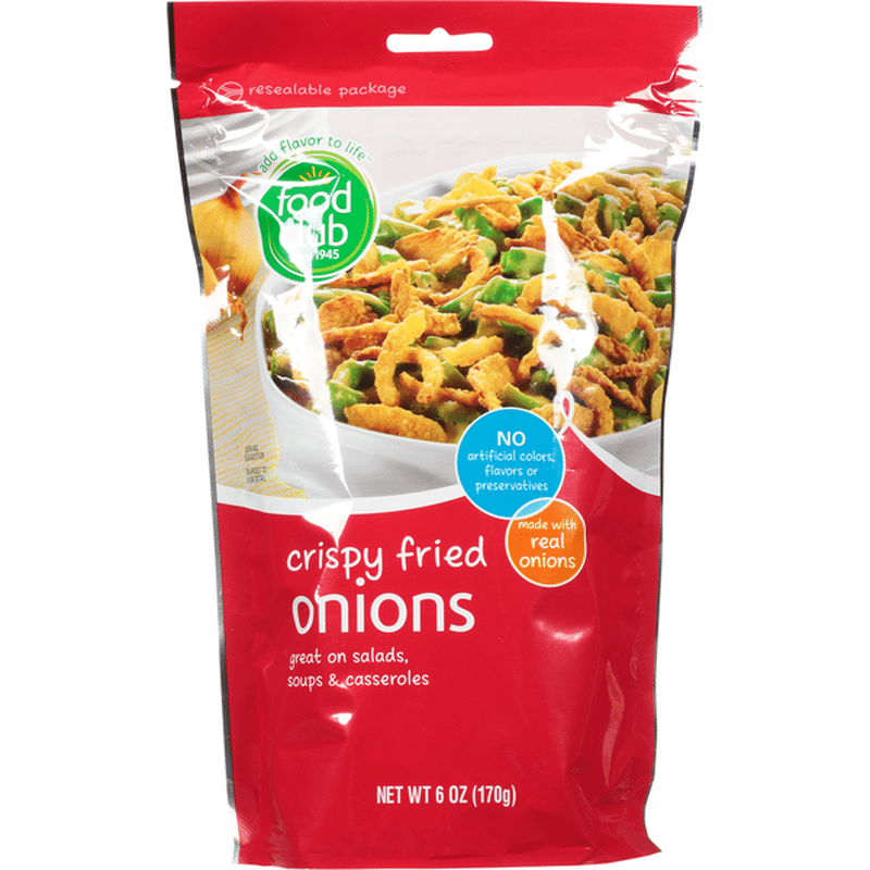 Food Club Onions, Crispy Fried (6 oz) Delivery or Pickup Near Me
