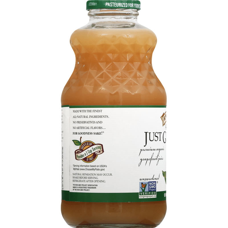 RW Knudsen Juice, Organic, Just Grapefruit, Unsweetened (32 oz) from