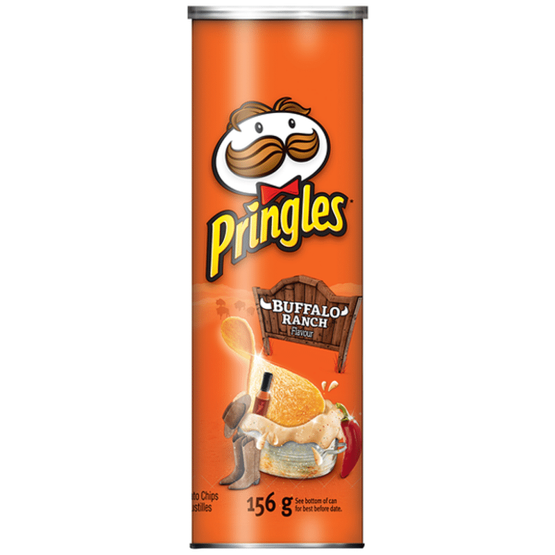 Pringles Buffalo Ranch Potato Chips (156 g) - Instacart