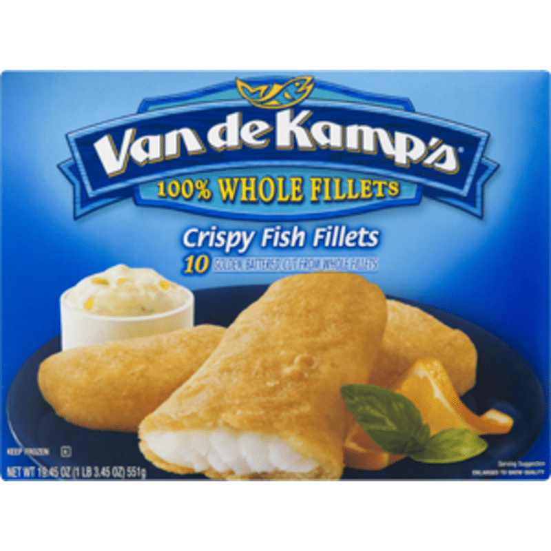 Van de Kamp's Fish Fillets Crispy (19.45 oz) Instacart