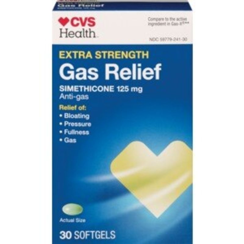 CVS Health Extra Strength Gas Relief Simethicone 125 mg (30 ct