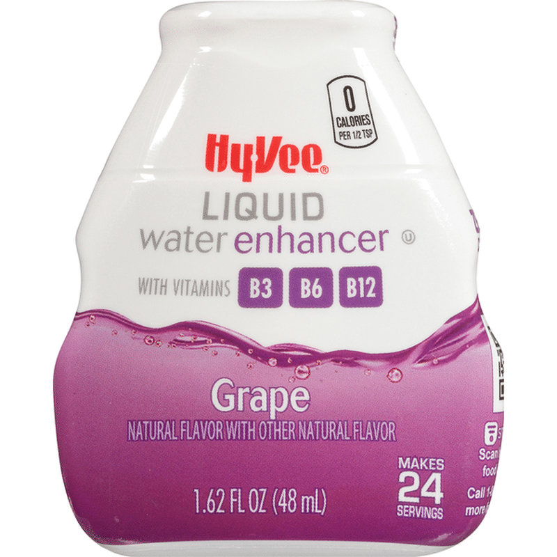 HyVee Liquid Water Enhancer, Grape (1.62 oz) Instacart