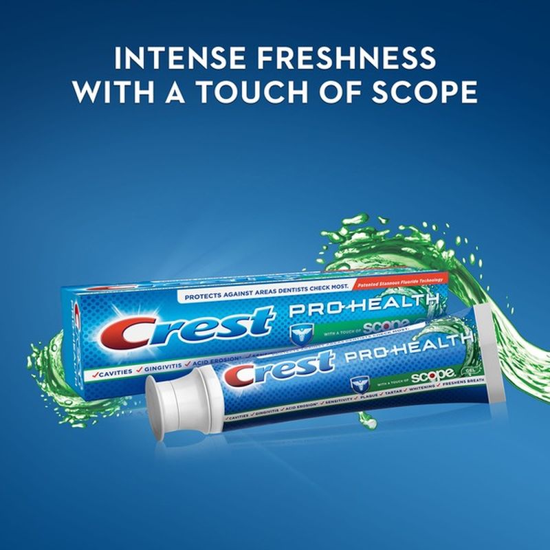 Crest with a Touch of Scope Whitening Toothpaste (4.6 oz) Instacart