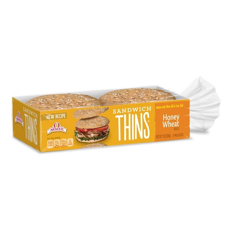 Arnold Honey Wheat Sandwich Thins (12 oz) Instacart