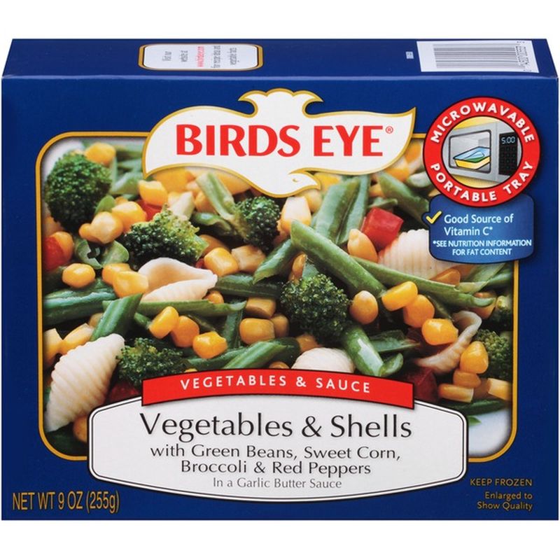 Birds Eye In Garlic Butter Sauce Vegetables & Shells (9 oz) - Instacart