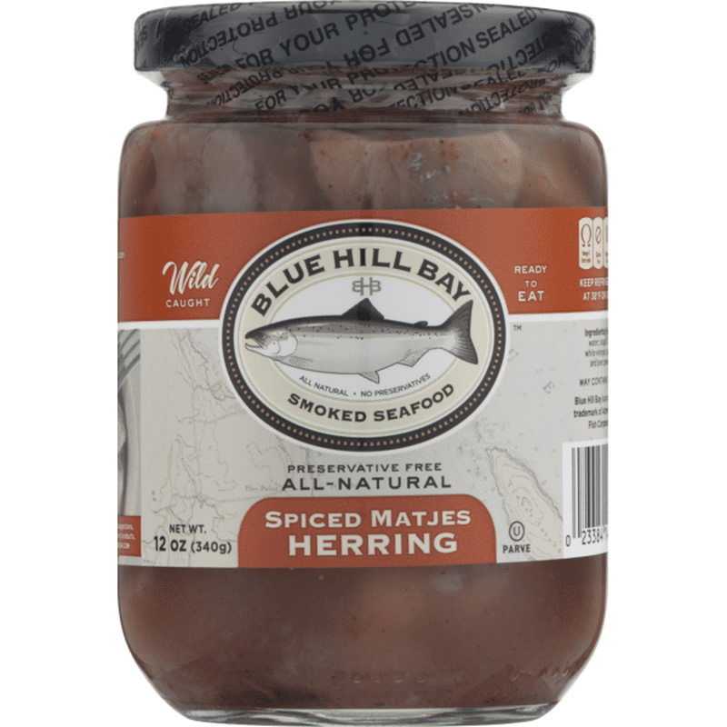 Blue Hill Bay Smoked Seafood Spiced Matjes Herring (12 oz) Instacart