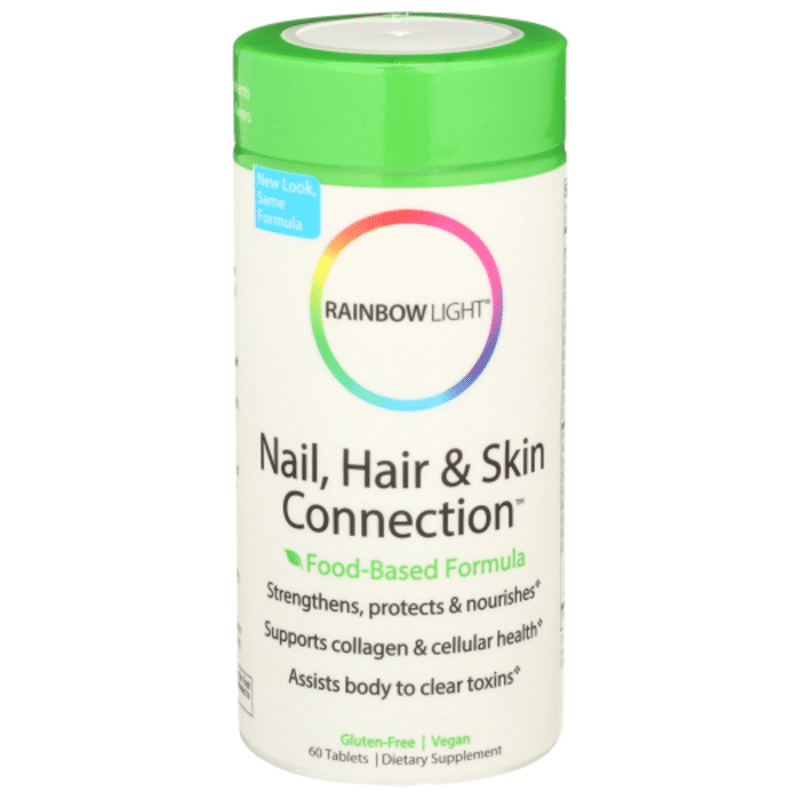 Rainbow Light Nail, Hair & Skin Connection Dietary Supplement Tablets (60 ct) Instacart