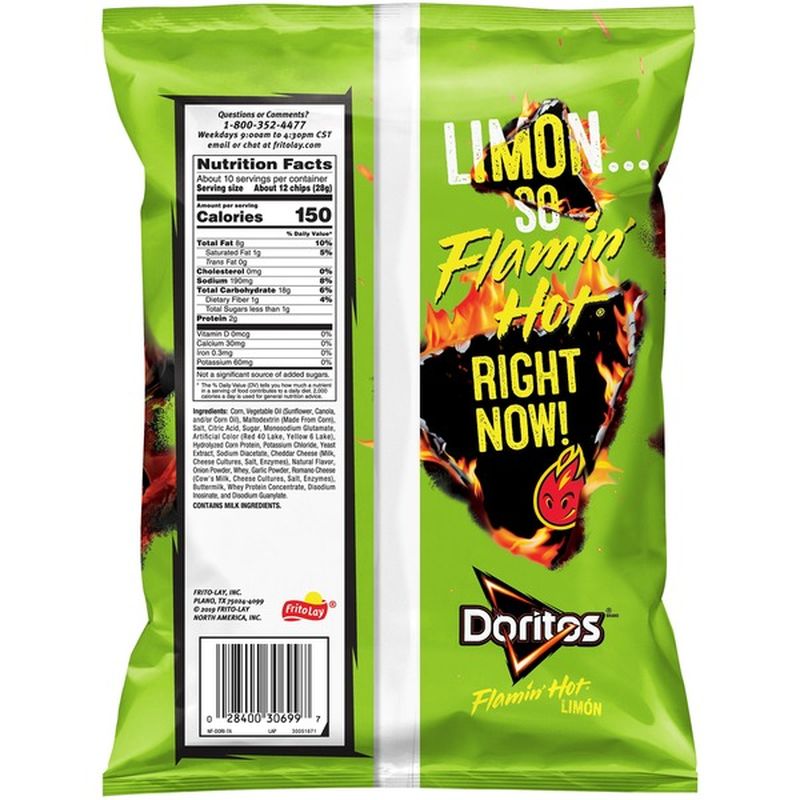 flamin hot doritos with lime