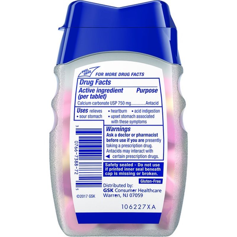 Tums Antacid (80 ct) Instacart